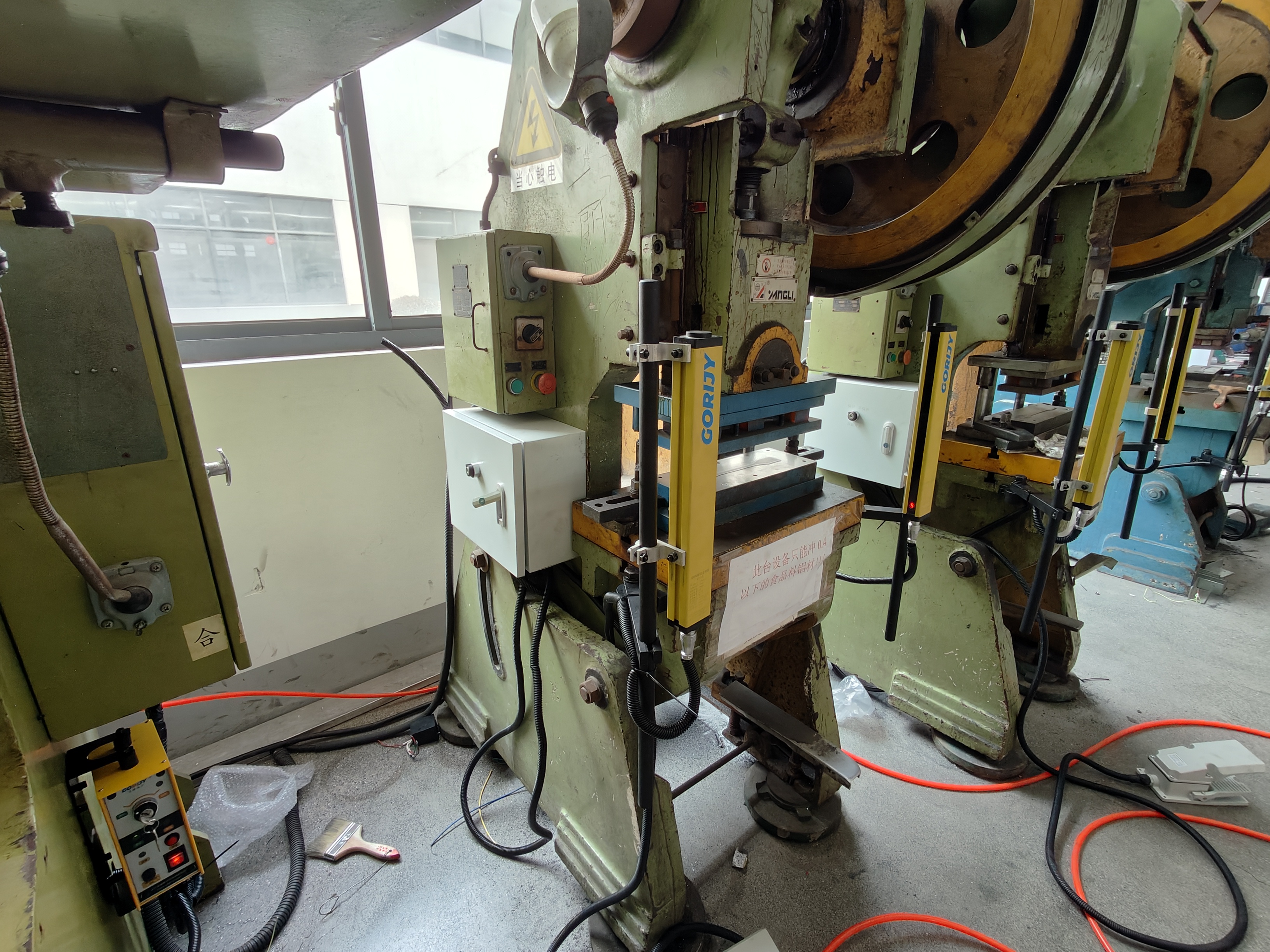 沖床光電保護常見故障及現象？